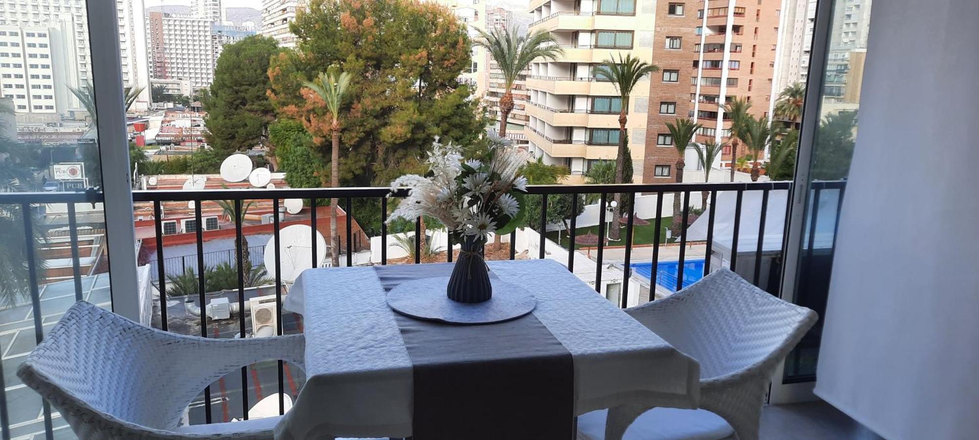 Happy Loix Wifi Aa Garage Pool Apartamento Benidorm Exterior foto