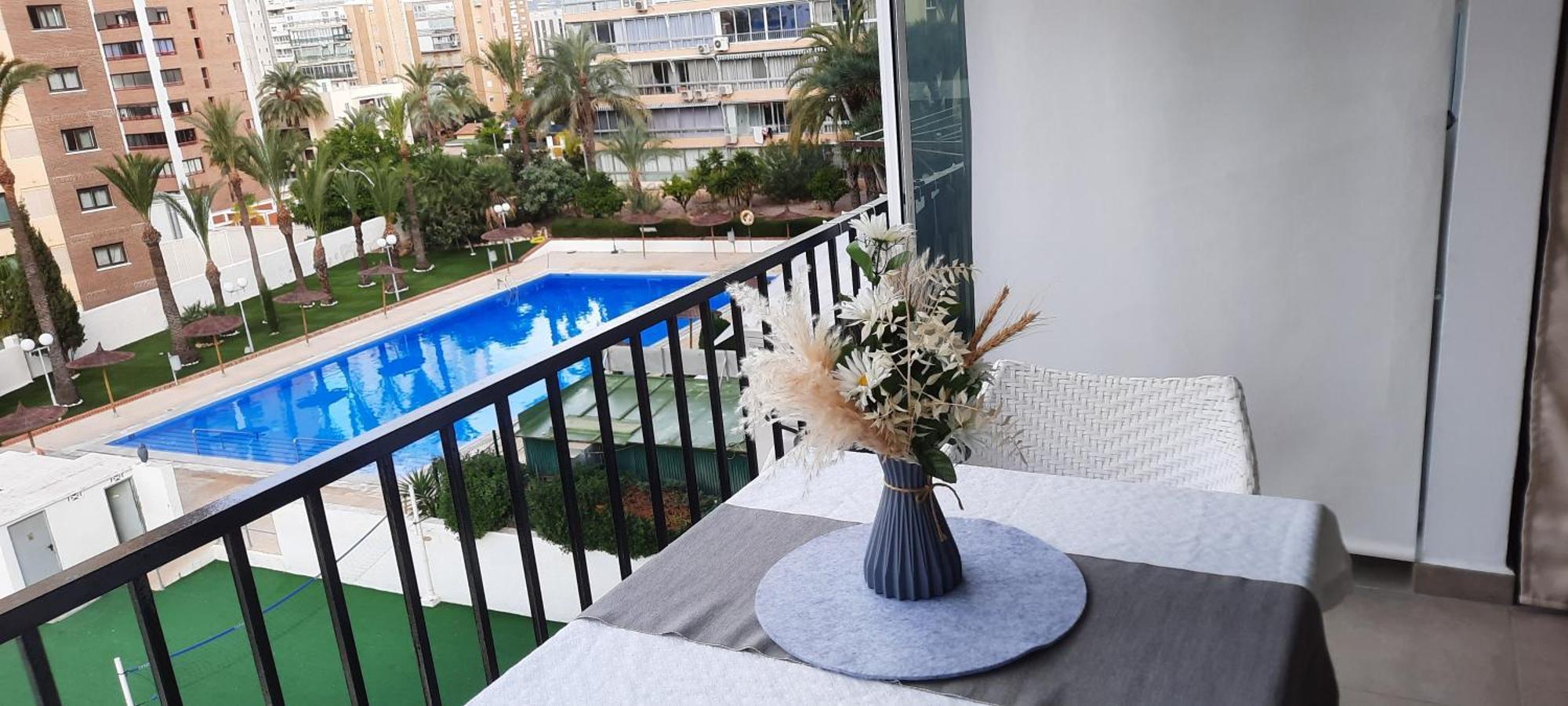 Happy Loix Wifi Aa Garage Pool Apartamento Benidorm Exterior foto
